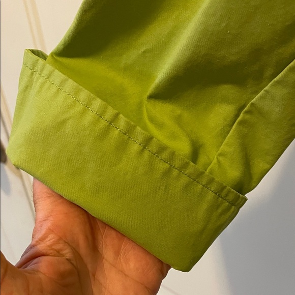 Eddie Bauer Women's Lime Green Trench Coat - Picture 3 of 6